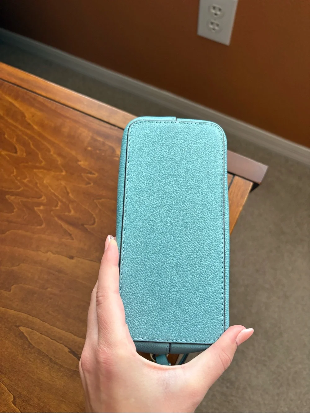 kate spade Teal Pebbled Leather Crossbody Bag